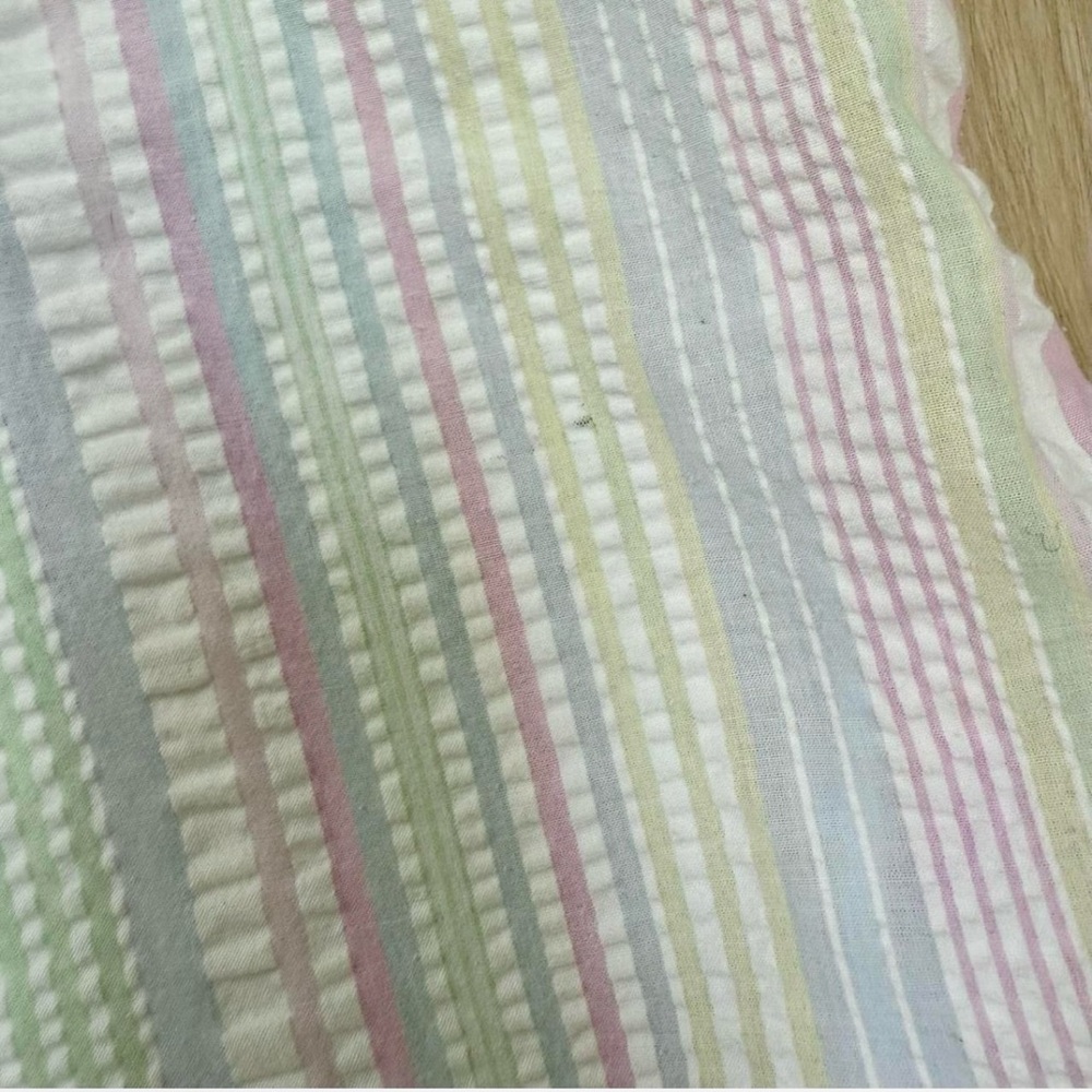 Vintage Colette By Miss Elaine Pastel Seersucker … - image 6